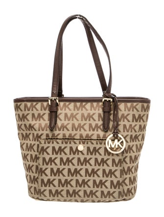 Michael Michael Kors Canvas Top Handle Bag