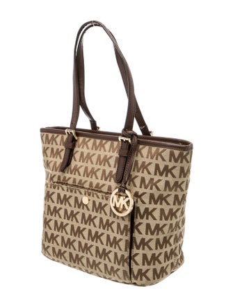 Michael Michael Kors Canvas Top Handle Bag
