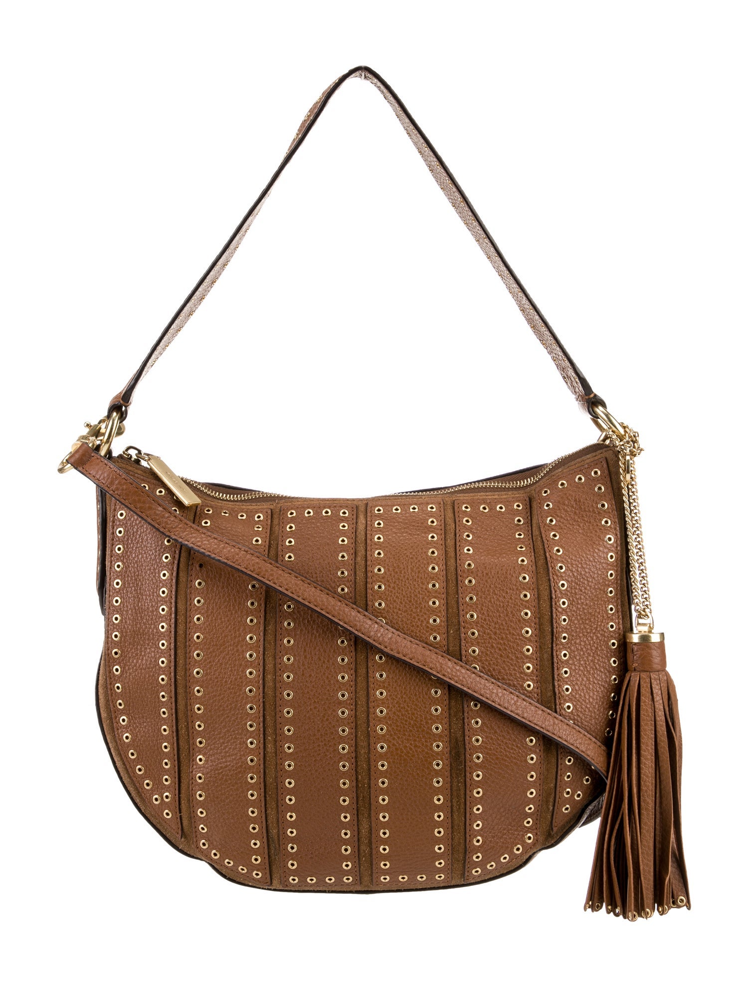 Michael Michael Kors Suede Shoulder Bag