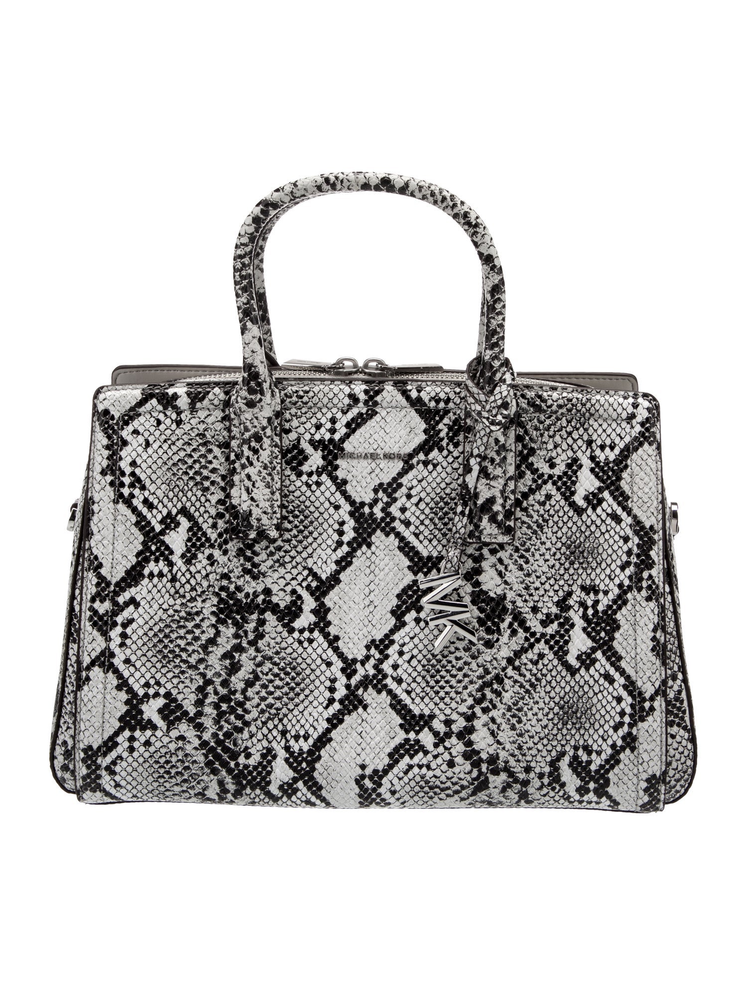 Michael Michael Kors Embossed Leather Top Handle Bag w/ Tags