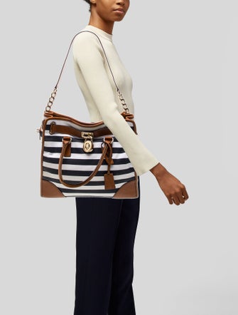 Michael Michael Kors Canvas Top Handle Bag