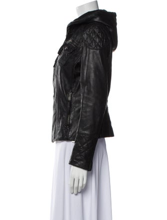 Michael Michael Kors Leather Biker Jacket