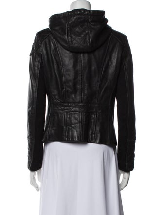 Michael Michael Kors Leather Biker Jacket