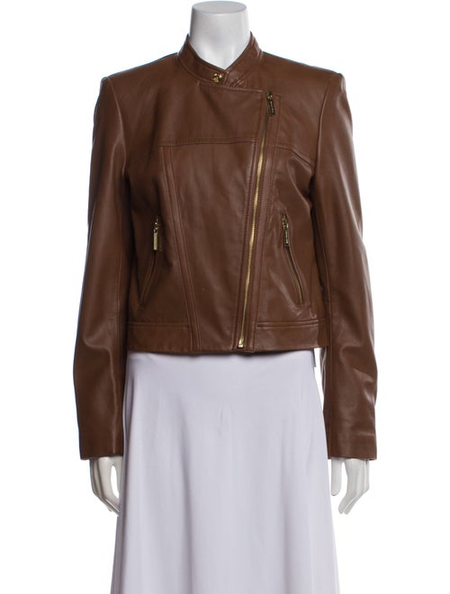 Michael Michael Kors Leather Biker Jacket