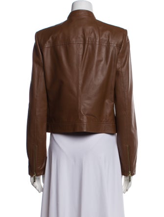 Michael Michael Kors Leather Biker Jacket