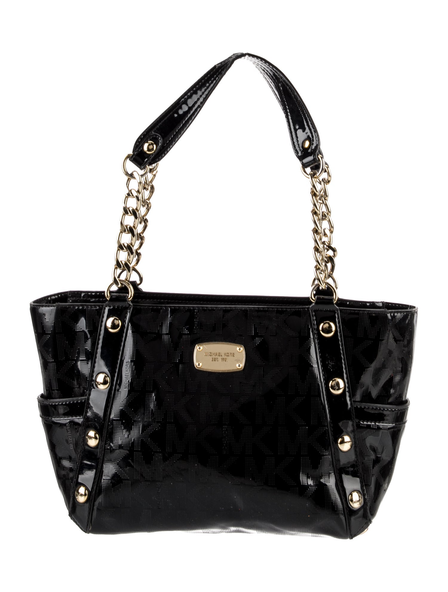 Michael Michael Kors Patent Leather Shoulder Bag