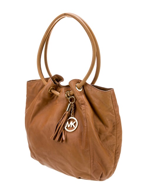 Michael Michael Kors Leather Top Handle Bag