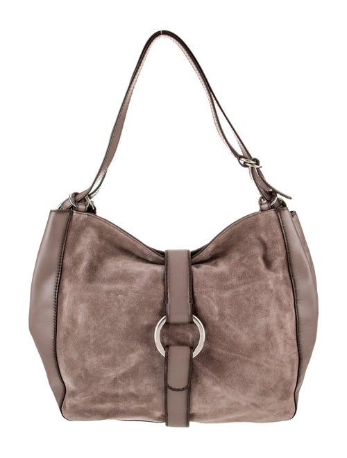 Michael Michael Kors Suede Shoulder Bag
