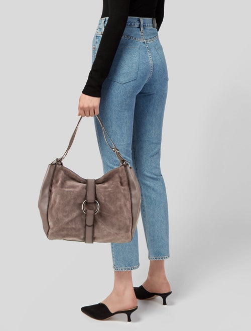 Michael Michael Kors Suede Shoulder Bag