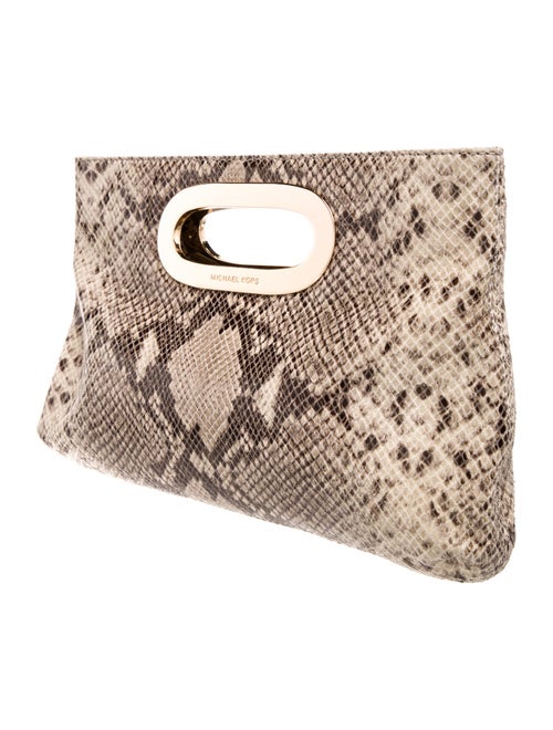 Michael Michael Kors Embossed Leather Top Handle Bag