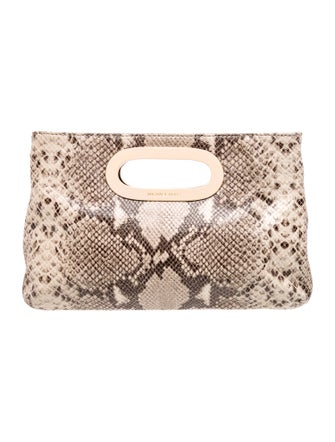 Michael Michael Kors Embossed Leather Top Handle Bag