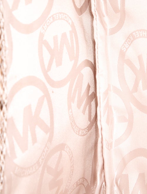 Michael Michael Kors Embossed Leather Top Handle Bag