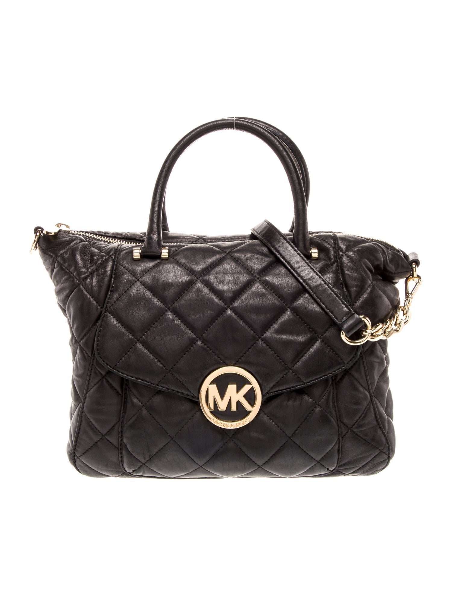Michael Michael Kors Leather Top Handle Bag