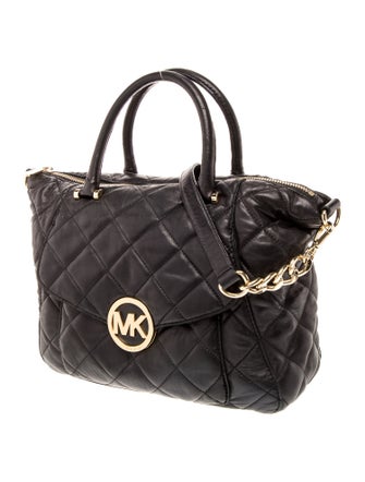Michael Michael Kors Leather Top Handle Bag
