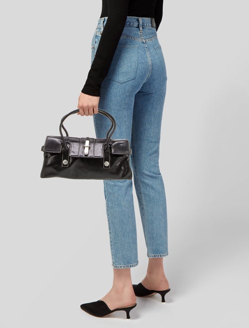 Michael Michael Kors Leather Top Handle Bag