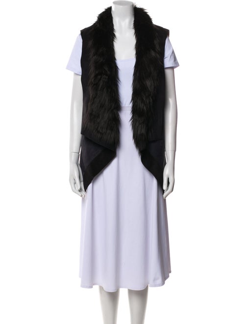 Michael Michael Kors Leather Striped Vest