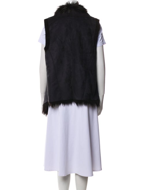 Michael Michael Kors Leather Striped Vest