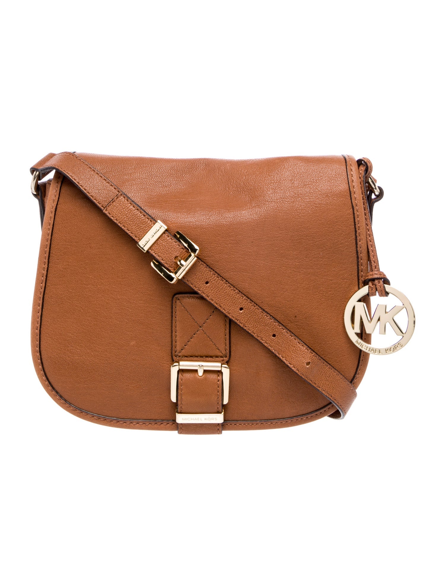 Michael Michael Kors Leather Messenger Bag