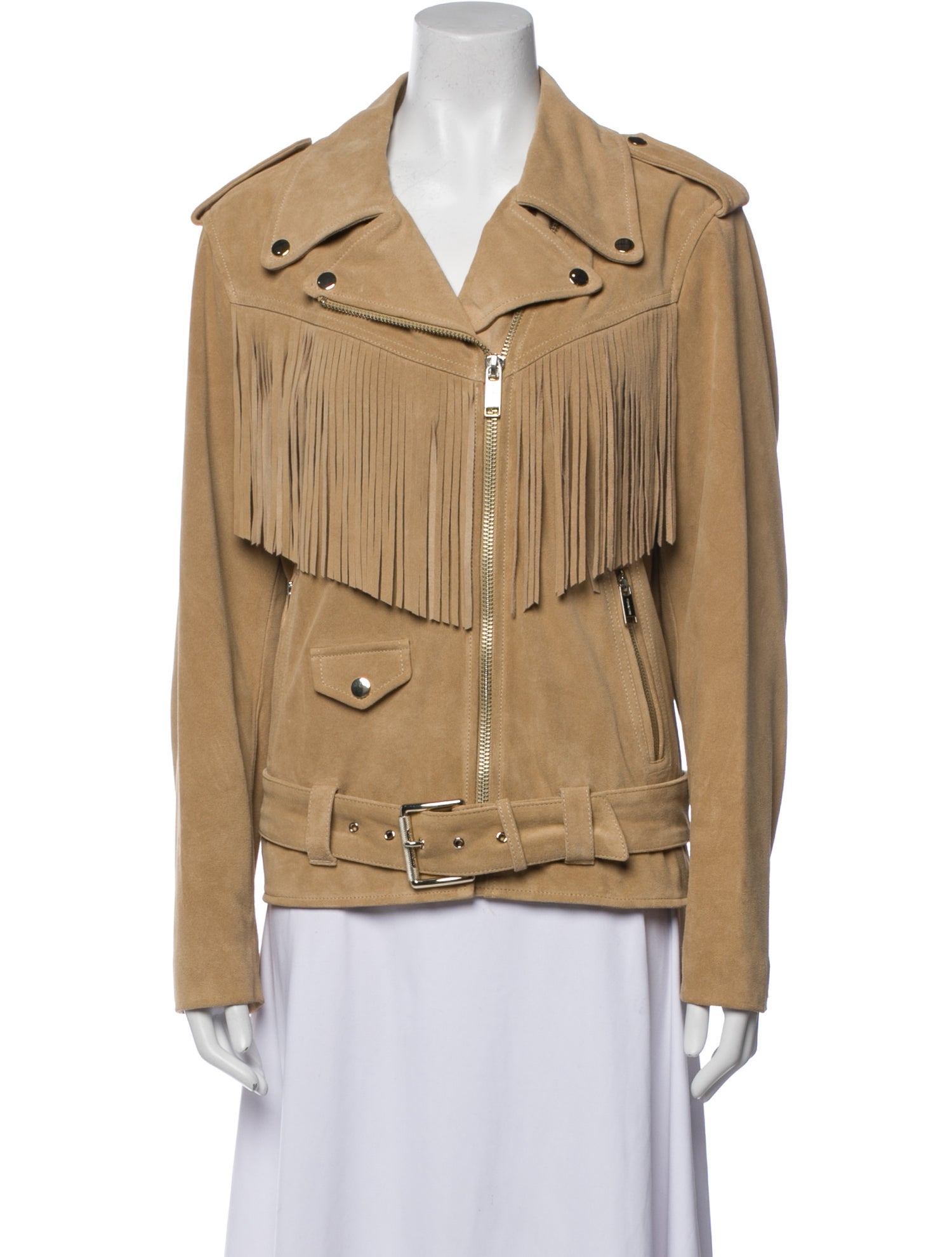 Michael Michael Kors Leather Biker Jacket