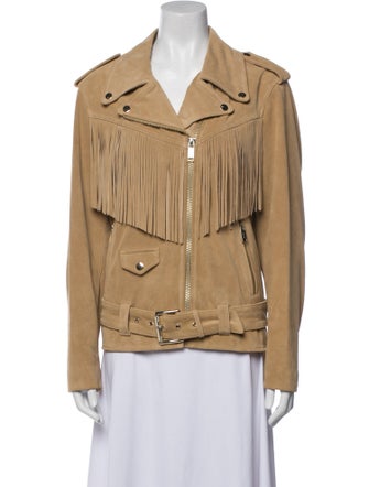 Michael Michael Kors Leather Biker Jacket