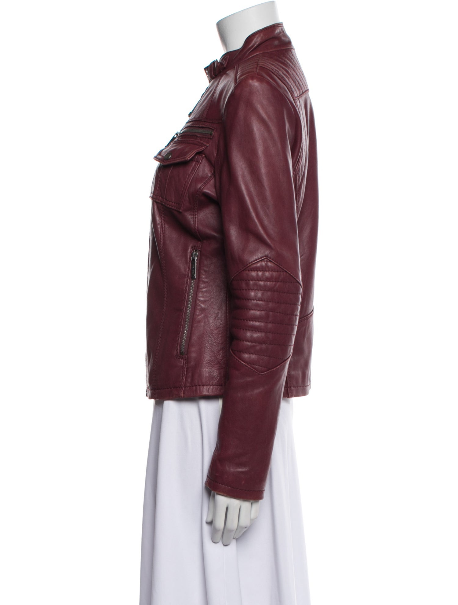 Michael Michael Kors Leather Biker Jacket
