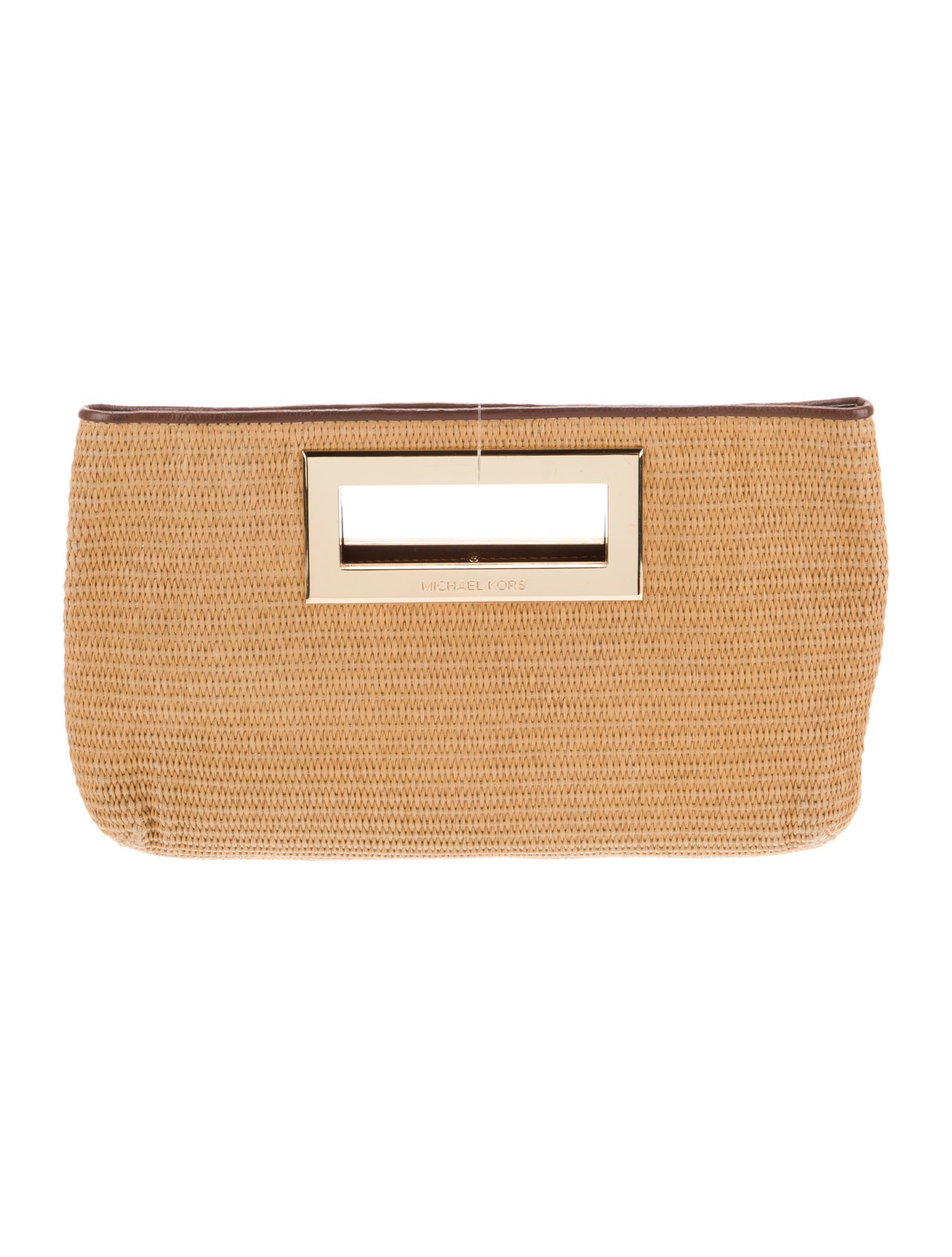 Michael Michael Kors Raffia Clutch