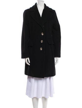 Michael Michael Kors Wool Faux Fur Coat