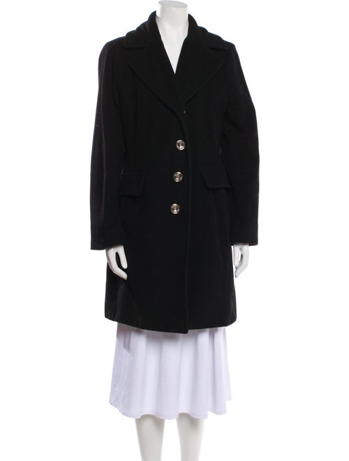 Michael Michael Kors Wool Faux Fur Coat