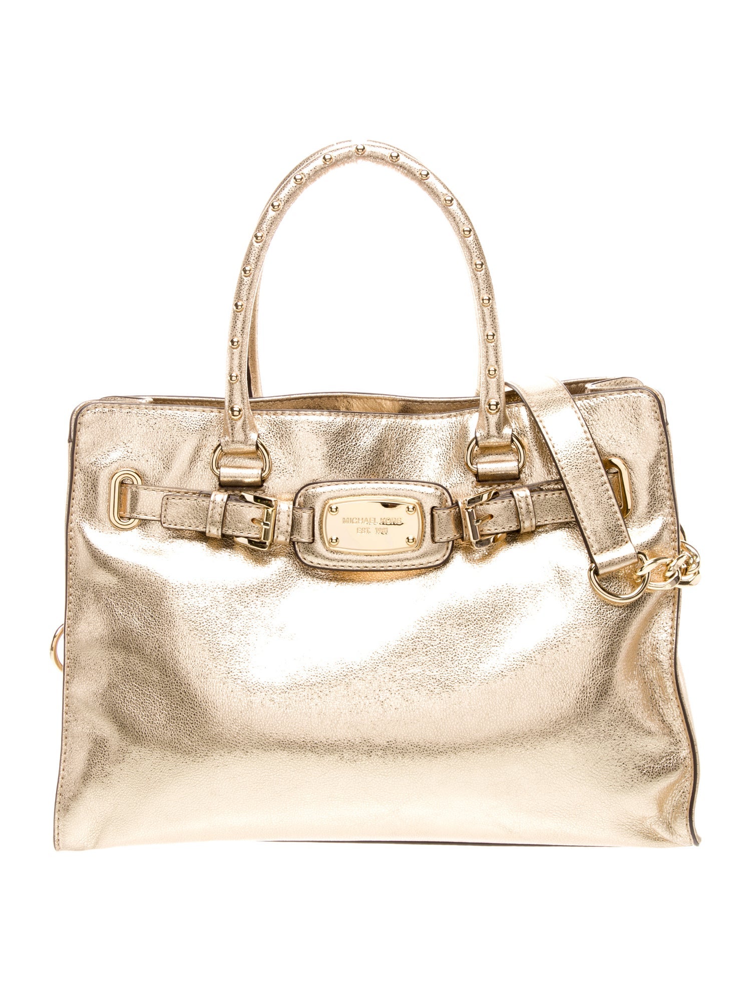 Michael Michael Kors Leather Weekender Bag