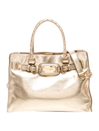 Michael Michael Kors Leather Weekender Bag