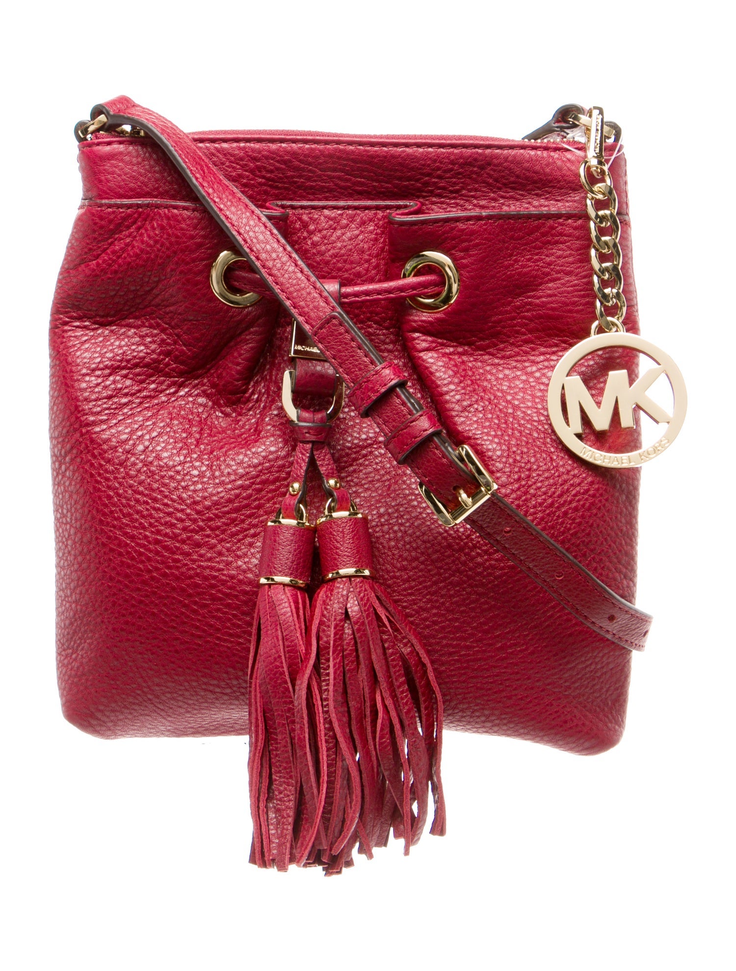Michael Michael Kors Leather Bucket Bag