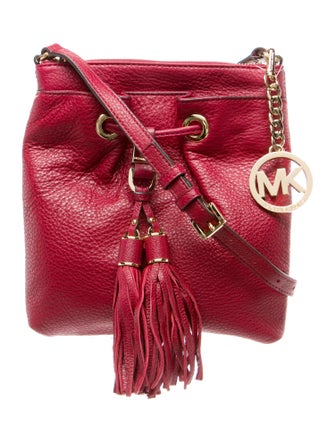 Michael Michael Kors Leather Bucket Bag