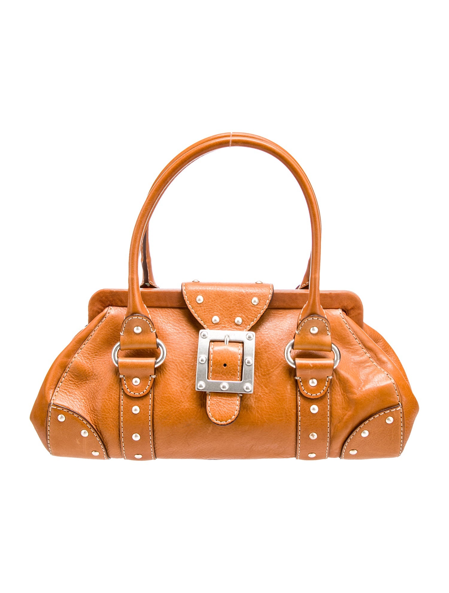 Michael Michael Kors Leather Top Handle Bag