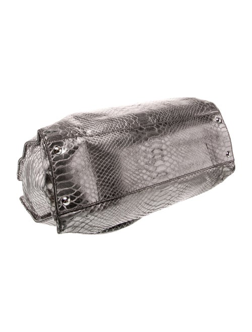 Michael Michael Kors Embossed Leather Top Handle Bag