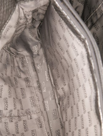 Michael Michael Kors Embossed Leather Top Handle Bag