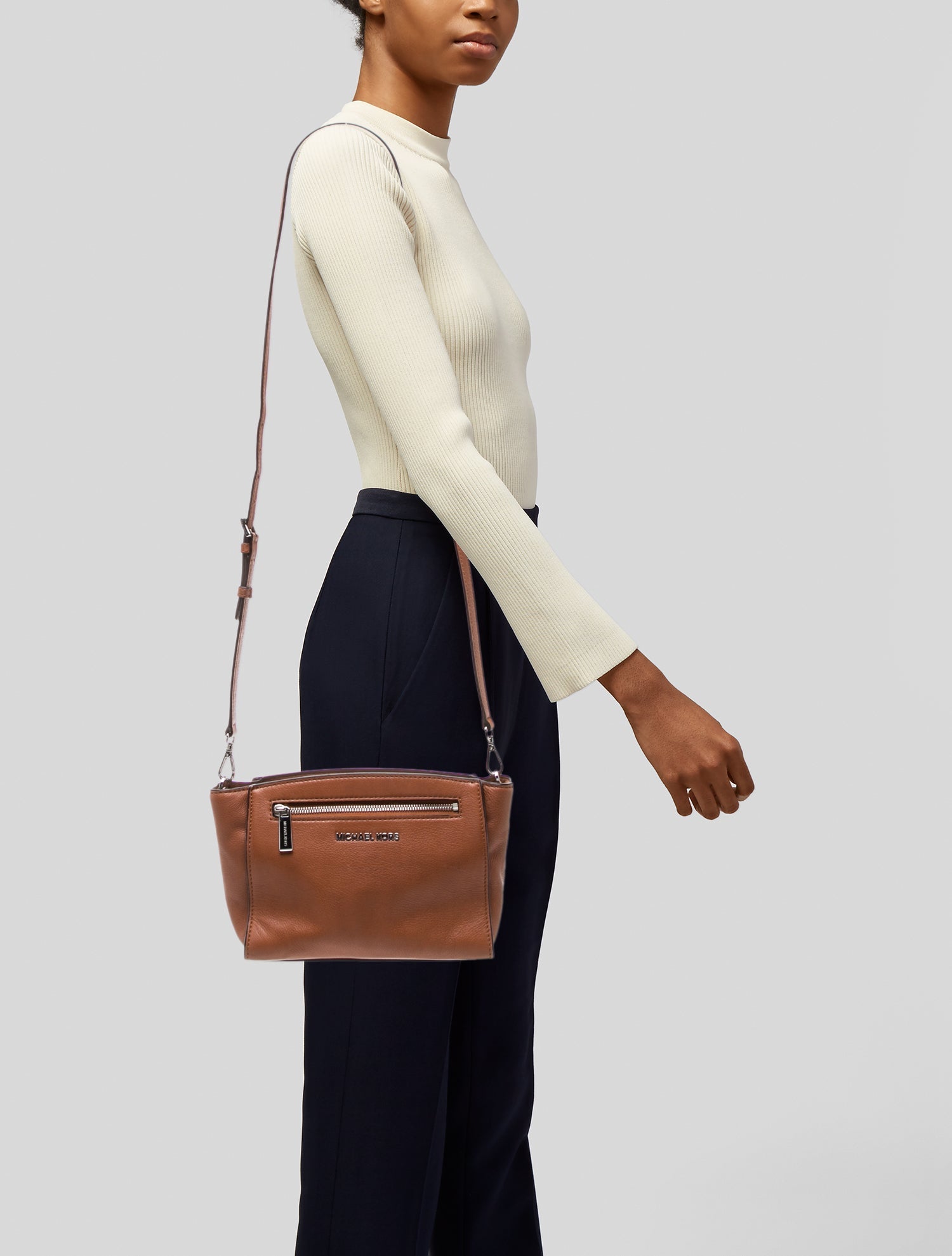 Michael Michael Kors Leather Crossbody Bag