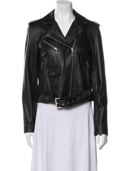 Michael Michael Kors Leather Biker Jacket