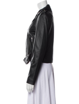 Michael Michael Kors Leather Biker Jacket