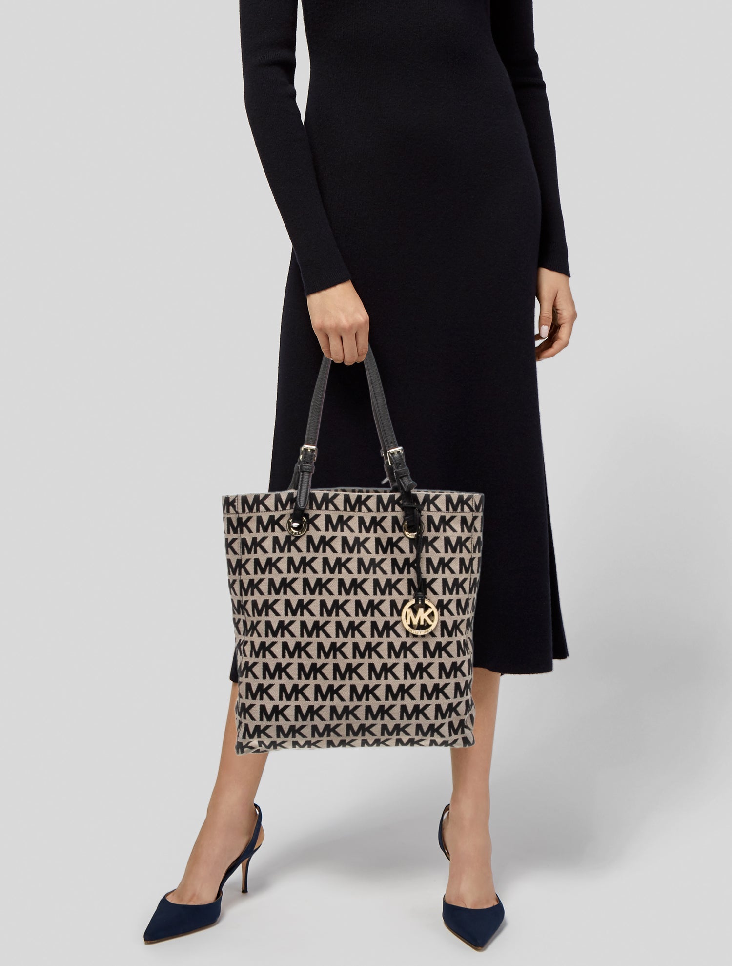 Michael Michael Kors Canvas Bucket Bag