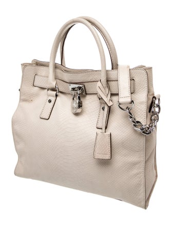 Michael Michael Kors Embossed Leather Shoulder Bag