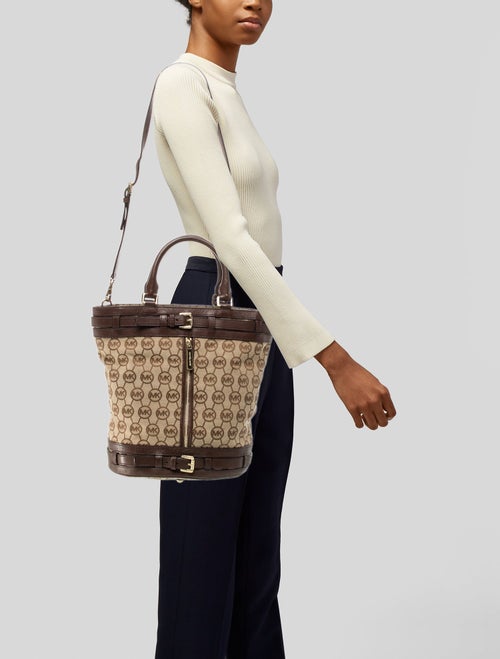 Michael Michael Kors Canvas Bucket Bag