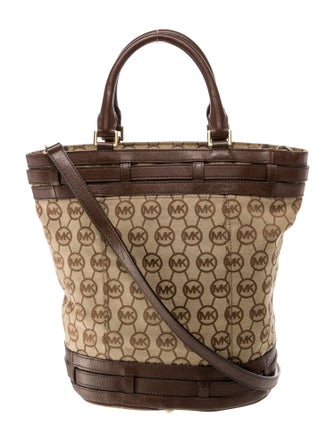 Michael Michael Kors Canvas Bucket Bag