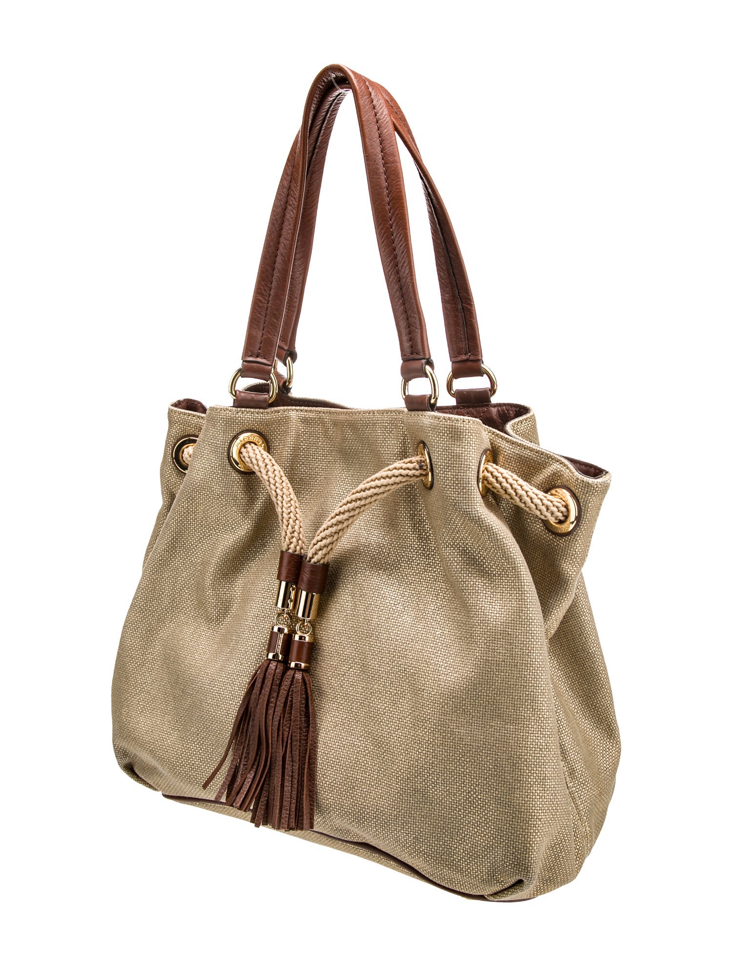 Michael Michael Kors Canvas Shoulder Bag