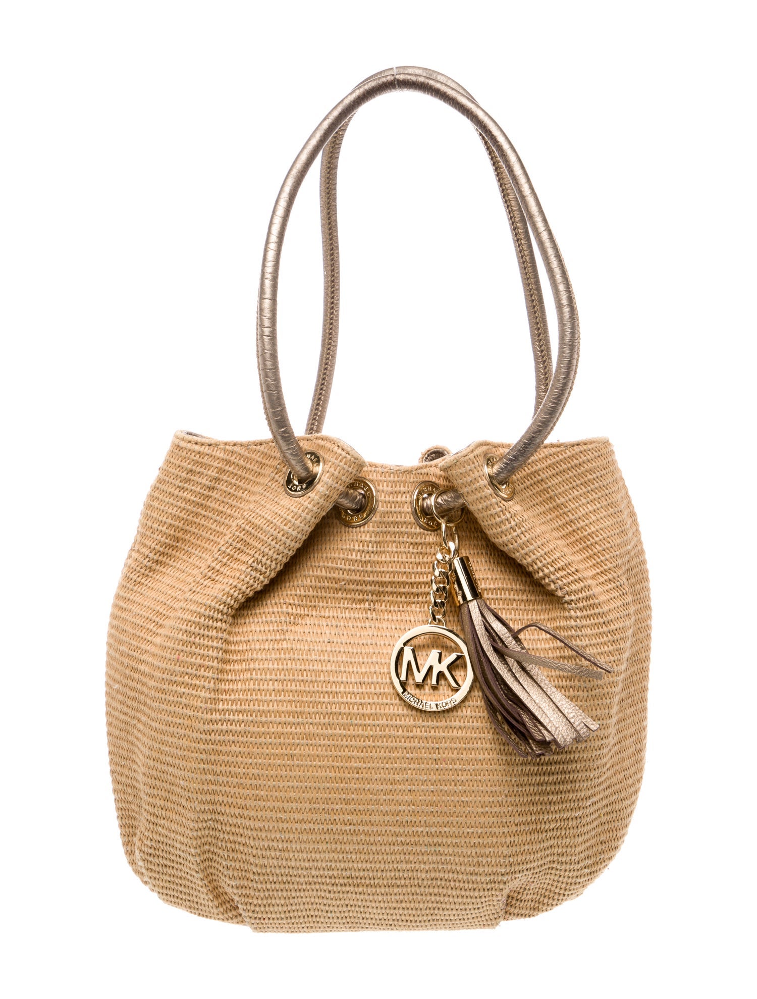 Michael Michael Kors Raffia Shoulder Bag