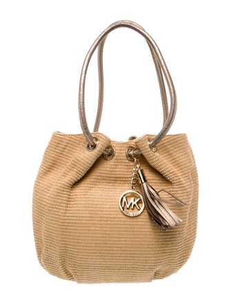 Michael Michael Kors Raffia Shoulder Bag