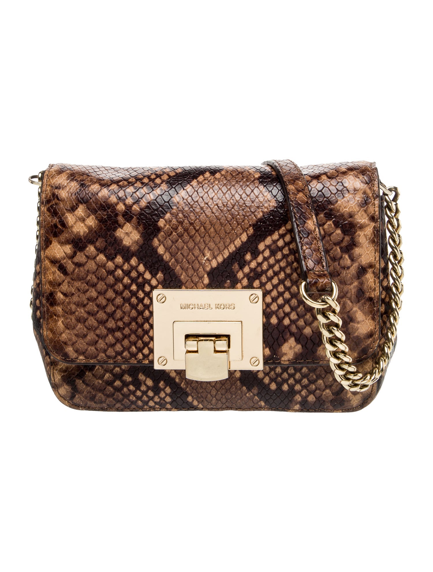 Michael Michael Kors Embossed Leather Crossbody Bag