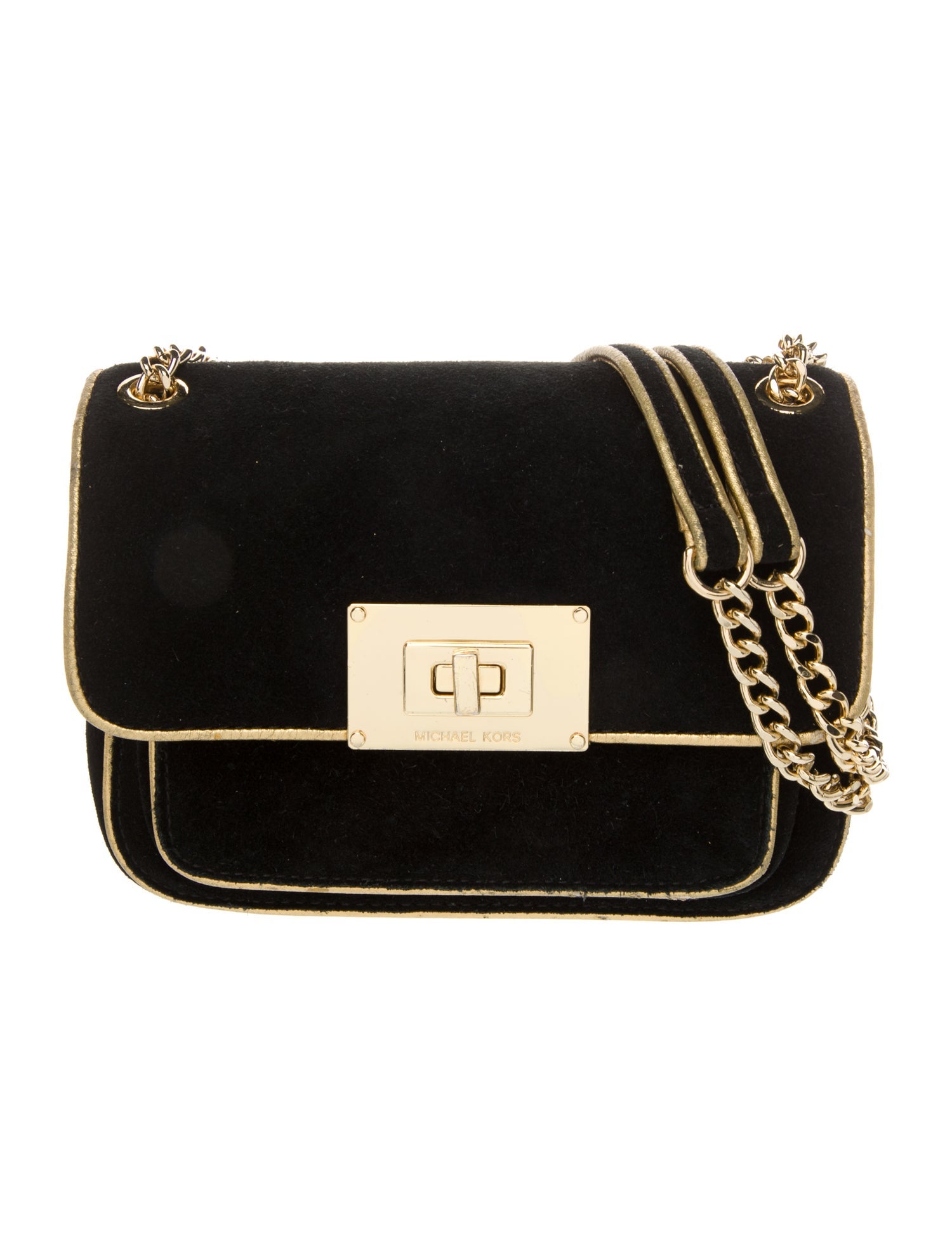 Michael Michael Kors Suede Shoulder Bag