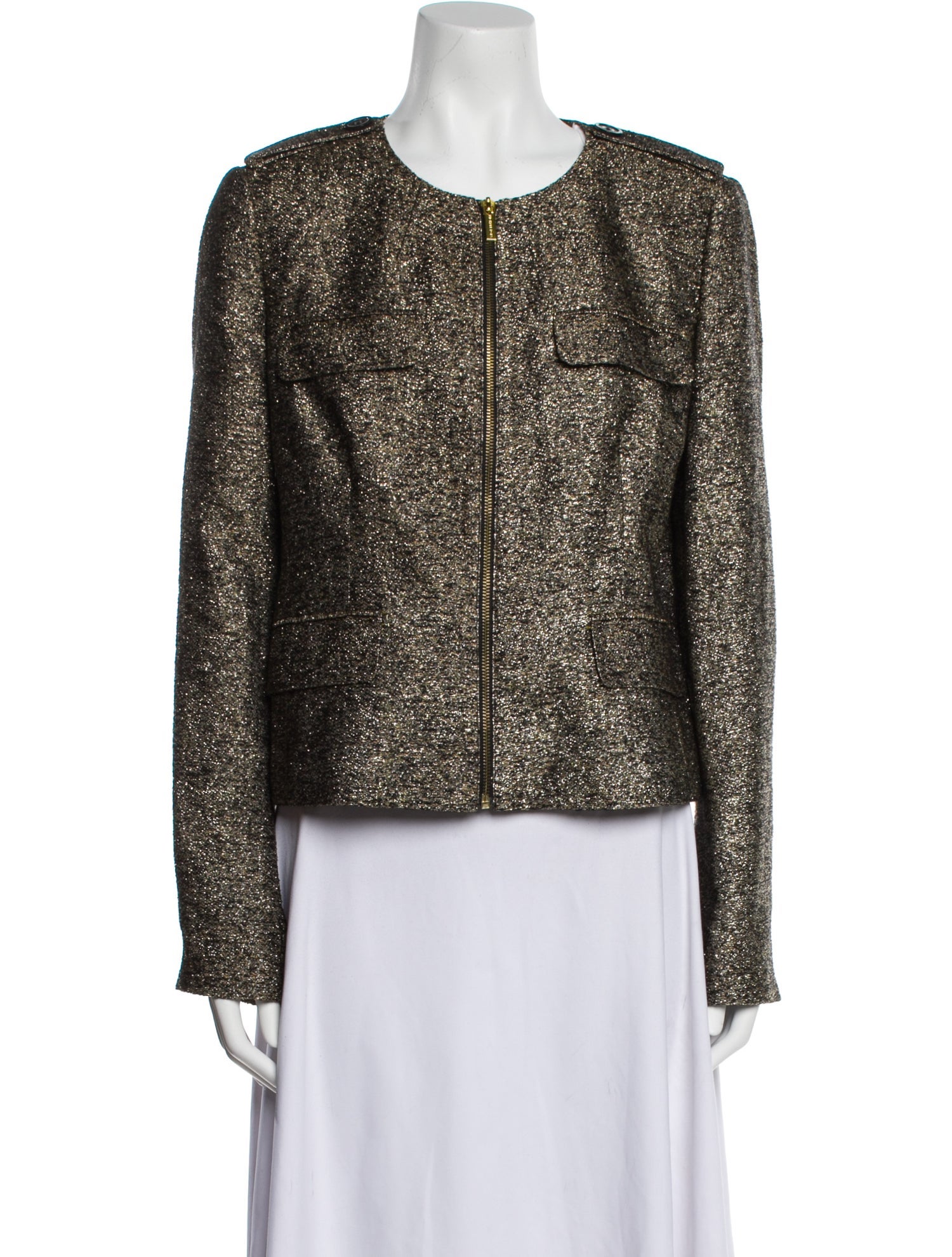 Michael Michael Kors Tweed Pattern Evening Jacket