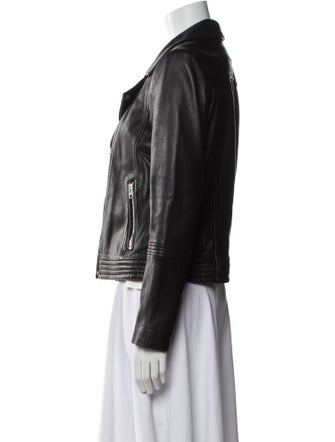 Michael Michael Kors Leather Biker Jacket