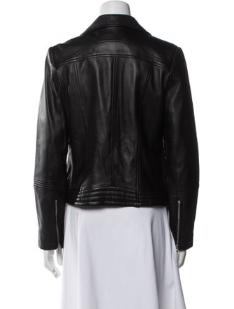 Michael Michael Kors Leather Biker Jacket